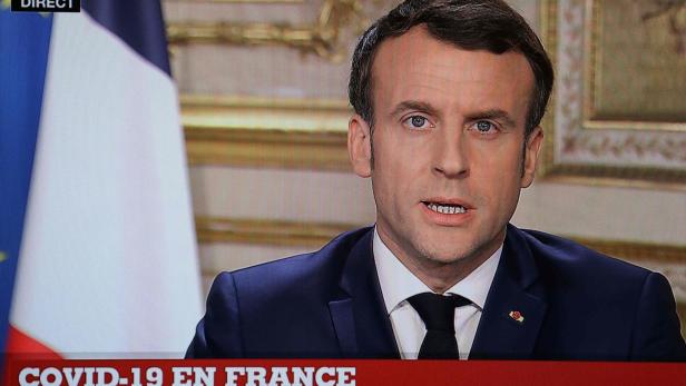 TV-Rede zum Virus: Macron beteuert Linkswende