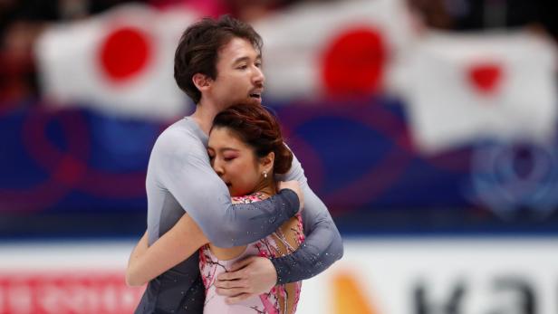 Chris Reed und Kana Muramoto bei der Eiskunstlauf-WM 2018