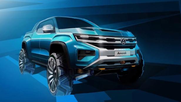 VW zeigt erste Skizze vom kommenden Amarok