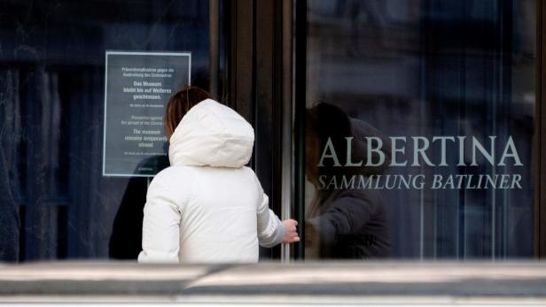 Temporär geschlossen: Die Albertina in Wien.