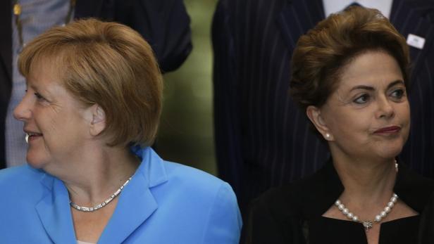 Keine Freundinnen, aber strategische Partnerinnen: Angela Merkel und Dilma Rousseff.