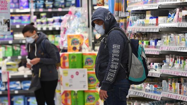Supermarktbesuch auf Regierungsgeheiß nur mehr mit Schutzmaske