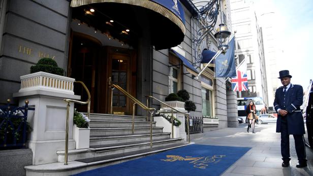 The Ritz London hotel in Piccadilly, London