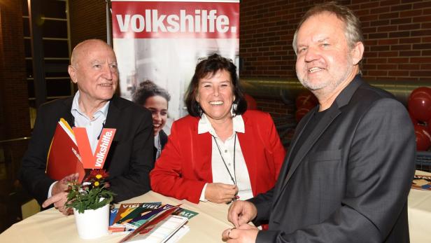 Der frühere Präsident Josef Weidenholzer, Soziallandesrätin Birgit Gerstorfer und der aktuelle Volkshilfe-Präsident Michael Schodermayr