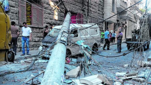 Große Teile der zwischen Rebellen und Armee geteilten Stadt Aleppo liegen in Trümmern.