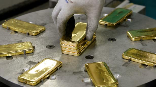 In der Schweiz wird wieder Gold geschmolzen