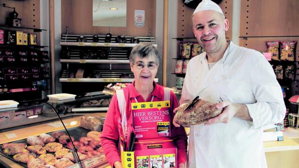 Die Bäckerei in Randegg führt Günther Feldhofer in der dritten Generation, seine Mutter ist noch immer die große Stütze