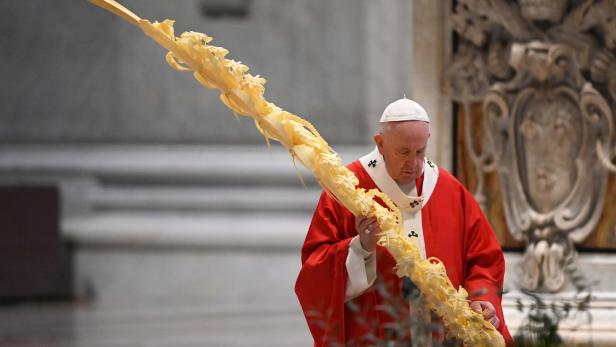 Papst Franziskus am Palmsonntag