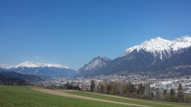 Innsbruck/Tirol im Apri