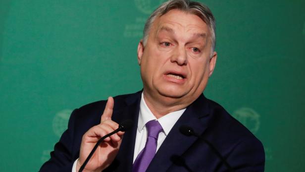 Hungary's PM Orban takes part in an annual business conference in Budapest