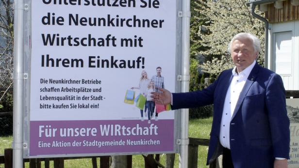 Neunkirchens Bürgermeister Herbert Osterbauer macht sich für die von der Krise getroffenen Betriebe in seiner Stadt stark.