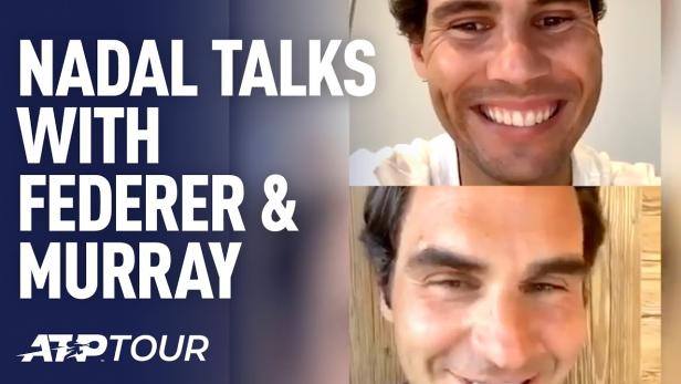 Federer und Murray verspotten Nadal: "Keine Ahnung, wie Instagram geht"
