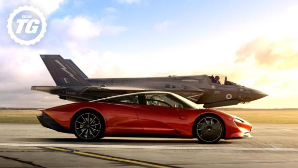 Wer ist schneller? McLaren Speedtail vs. Lockheed F-35