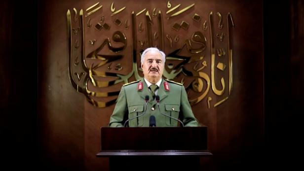 Libya's eastern leader Haftar says army to take formal control
