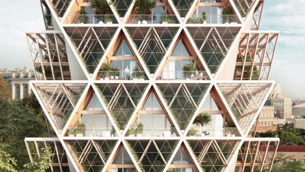 Architektur der Zukunft: Gestapelter Schrebergarten