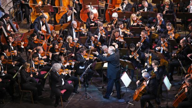 Die Münchner Philharmoniker bei ihrem Brucknerfest-Auftritt 2018