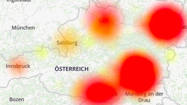 Größere Internetausfälle in Teilen Österreichs
