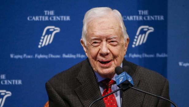 Trotz seiner Krebsdiagnose gut gelaunt: „Ich bin vollkommen entspannt“, sagt Jimmy Carter. &quot;Aber meine Arbeit werde ich nun doch drastisch zurückfahren müssen.&quot;
