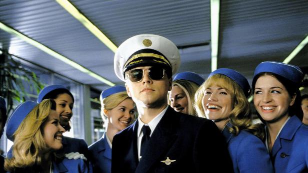 Brachte es zum Piloten und Arzt: Leonardo DiCaprio in Steven Spielbergs „Catch Me If You Can“ aus 2002