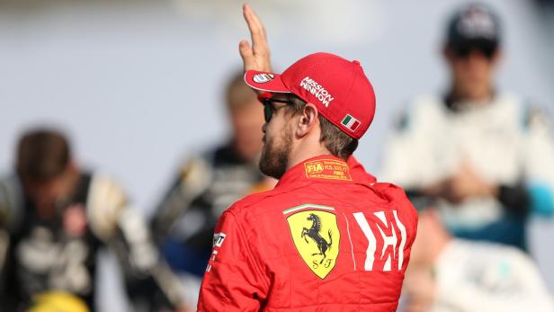 Ein letztes Ciao: Sebastian Vettel und Ferrari