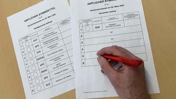 Richtig saubere Wahlen: Eigener Stift, desinfizierte Hände