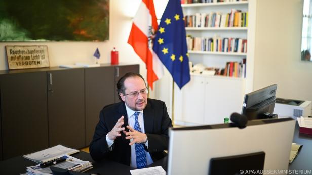 Außenminister Schallenberg beriet sich mit seinen EU-Kollegen