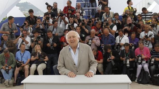 Michel Piccoli 2011 in Cannes für &quot;Habemus Papam&quot;