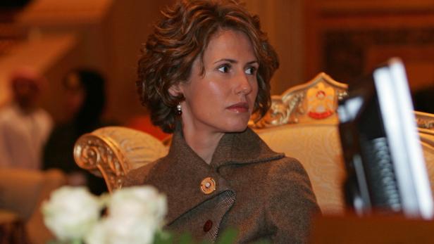 Asma al-Assad, die Ehefrau des Diktators