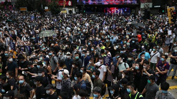 Massenproteste gegen geplantes Sicherheitsgesetz in Hongkong