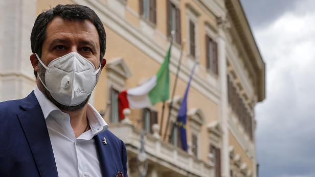 Lega party leader Matteo Salvini