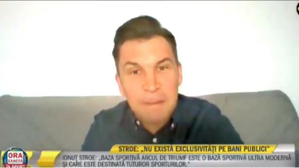 Rumäniens Sportminister ohne Hose im TV