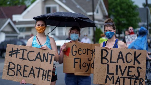 "Kann nicht atmen": Eskalation bei US-Protest gegen Polizeigewalt