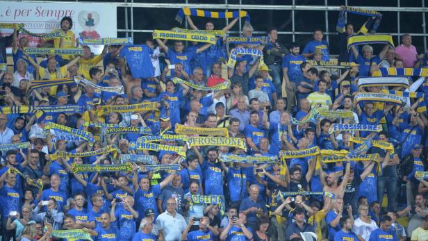Die Fans von Frosinone freuten sich, sahen aber eine Niederlage