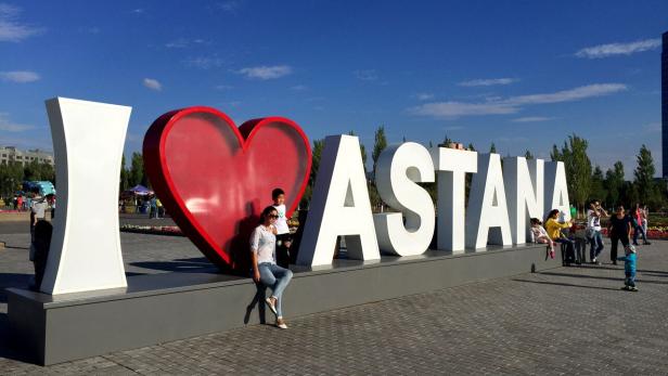 Astana - die Stadt, die niemals schläft.