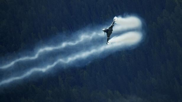 Ein Eurofighter Typhoon der Österreichischen Luftwaffe.
