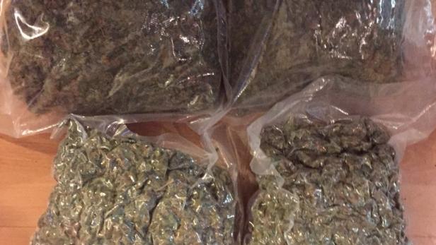 Zwei Kilo Cannabis gefunden