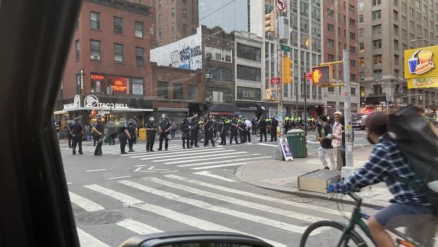 Proteste in Manhattan, New York