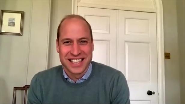 Britain's Prince William thanks social care workers