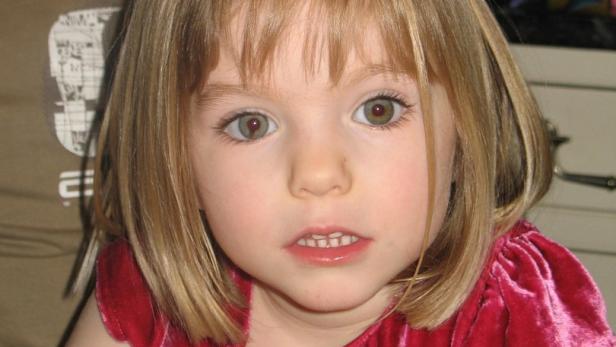 Die 2007 verschwundene, damals dreijährige Maddie McCann