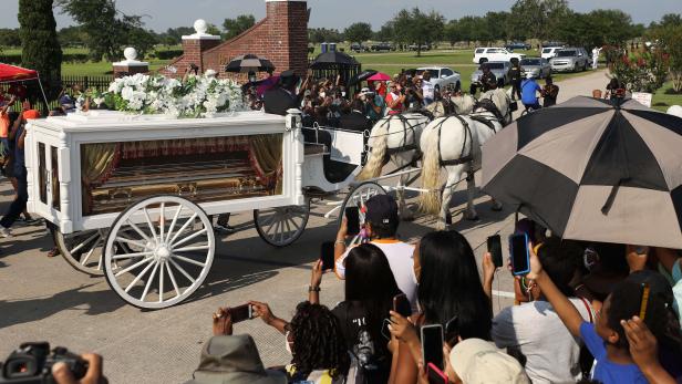 US-PRIVATE-FUNERAL-FOR-GEORGE-FLOYD-TAKES-PLACE-IN-HOUSTON