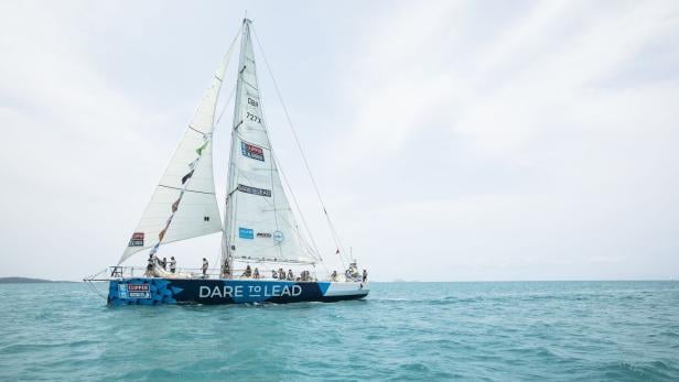 Mit bis zu zwölf Crew-Mitgliedern war Bettina Neid auf der Yacht „Dare to Lead“ unterwegs