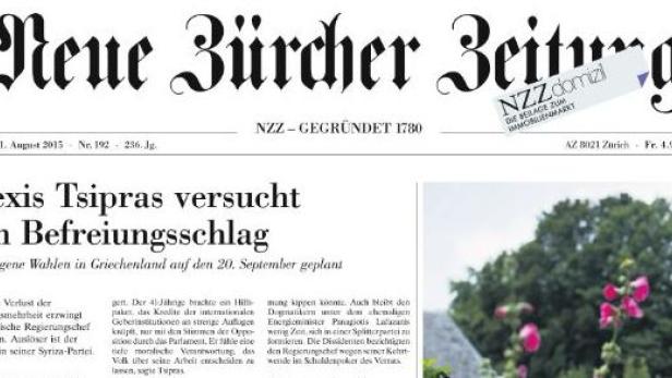 Neue Zürcher Zeitung modernisiert Tradition