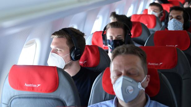 Austrian Airlines führt Maskenpflicht auf allen Flügen ein