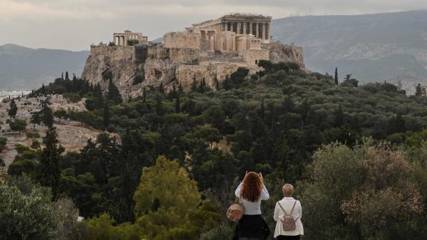 Touristen in Athen (Symbolbild)