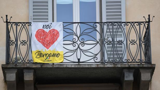 Balkon in Bergamo