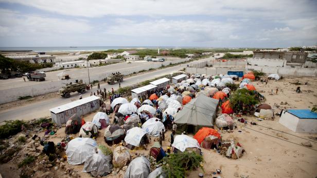 UNHCR-Camp in Mogadischu