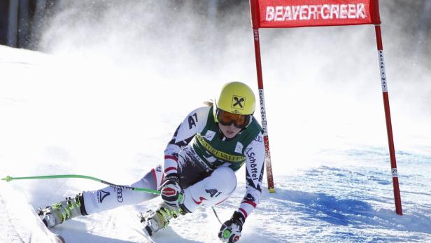 Fokussiert: Anna Fenninger auf der WM-Strecke in Beaver Creek.