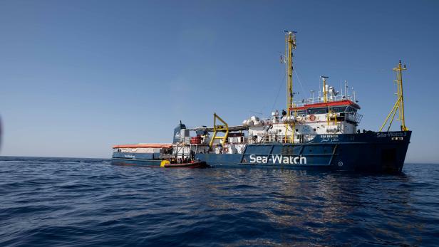 German NGO search and rescue ship Sea-Watch 3 rescues over 90 migrants off the Libyan Coast