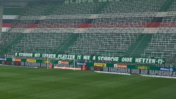 Sexismus-Aufreger bei Rapid: "Hat im Stadion nichts verloren"