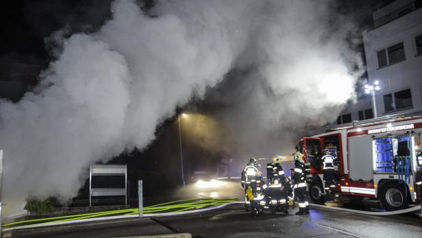 Brand in einer Innsbrucker Tiefgarage